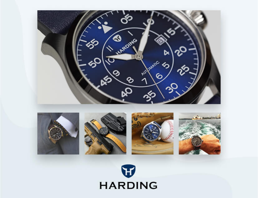 HARDING WATCHES: Digital Strategy And Content Theme