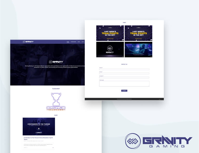 GRAVITY GAMING: Brand And Website Design